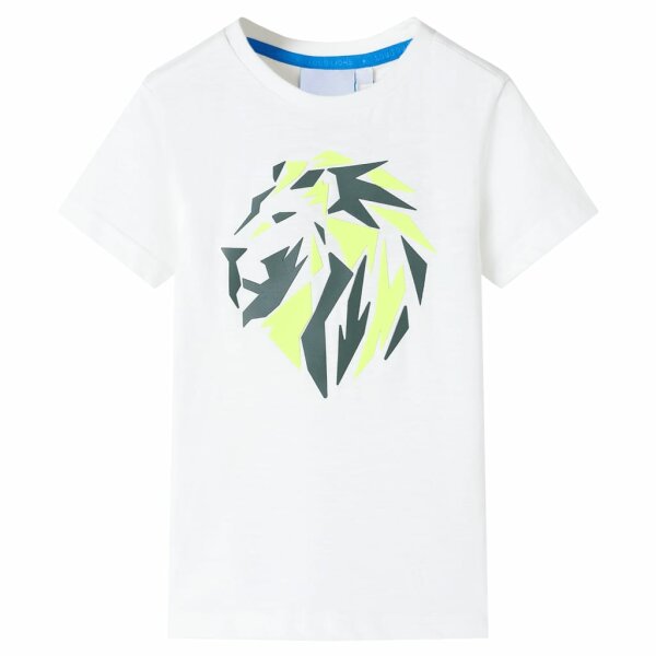 Kinder-T-Shirt Ecru 116