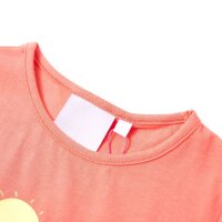 Kinder-T-Shirt Korallenrosa 140