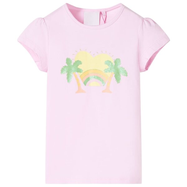 Kinder-T-Shirt Hellrosa 140