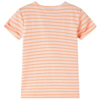 Kinder-T-Shirt Neonorange 140