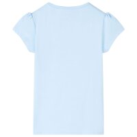 Kinder-T-Shirt Hellblau 104