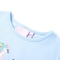 Kinder-T-Shirt Hellblau 128