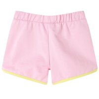 Kindershorts mit Besatz Knallrosa 92