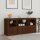 vidaXL Sideboard mit LED-Leuchten Braun Eichen-Optik 142,5x37x67 cm