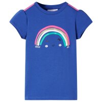 Kinder-T-Shirt Kobaltblau 116