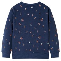 Kinder-Sweatshirt Marineblau Melange 140