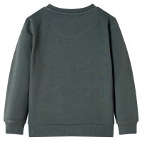 Kinder-Sweatshirt Dunkles Khaki 140
