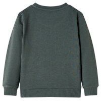 Kinder-Sweatshirt Dunkles Khaki 116