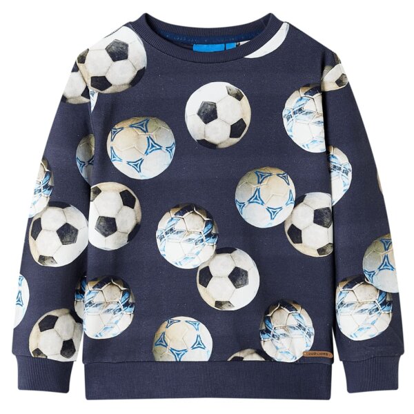 Kinder-Sweatshirt Marineblau 92