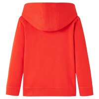 Kinder-Kapuzenpullover Rot 128