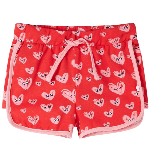 Kindershorts mit Kordelzug Rot 116