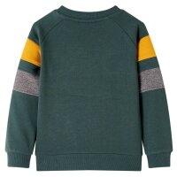Kinder-Sweatshirt Dunkelgrün 116