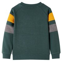 Kinder-Sweatshirt Dunkelgr&uuml;n 140