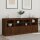 vidaXL Sideboard mit LED-Leuchten Braun Eichen-Optik 163x37x67 cm