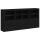 vidaXL Sideboard mit LED-Leuchten Schwarz 202x37x100 cm