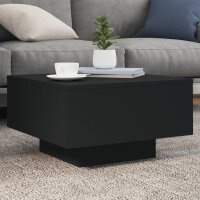 vidaXL Couchtisch Schwarz 55x55x31 cm Holzwerkstoff