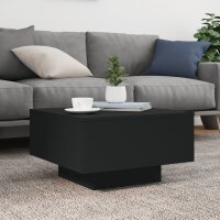 vidaXL Couchtisch Schwarz 55x55x31 cm Holzwerkstoff