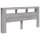 vidaXL LED-Kopfteil Grau Sonoma 200x18,5x103,5 cm Holzwerkstoff