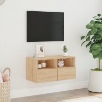 vidaXL TV-Wandschrank Sonoma-Eiche 60x30x30 cm Holzwerkstoff