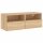 vidaXL TV-Wandschrank Sonoma-Eiche 80x30x30 cm Holzwerkstoff