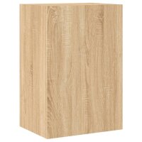 vidaXL TV-Wandschrank Sonoma-Eiche 40,5x30x60 cm Holzwerkstoff