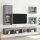 vidaXL TV-Schrank mit LED-Leuchten Grau Sonoma 40,5x30x102 cm