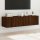 vidaXL TV-Wandschränke mit LED-Leuchten 2 Stk. Braun Eichen-Optik