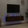 vidaXL TV-Wandschränke mit LED-Leuchten 2 Stk. Braun Eichen-Optik