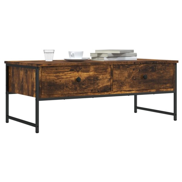 vidaXL Couchtisch R&auml;uchereiche 101x49x39,5 cm Holzwerkstoff