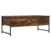 vidaXL Couchtisch R&auml;uchereiche 101x49x39,5 cm Holzwerkstoff