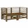 vidaXL 6-tlg. Garten-Lounge-Set Honigbraun Massivholz Kiefer