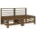 vidaXL 4-tlg. Garten-Lounge-Set Honigbraun Massivholz Kiefer