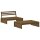 vidaXL 2-tlg. Garten-Lounge-Set Honigbraun Massivholz Kiefer