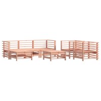 vidaXL 7-tlg. Garten-Lounge-Set Massivholz Douglasie