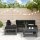 vidaXL 5-tlg. Garten-Lounge-Set Grau Massivholz Kiefer