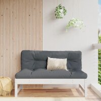 vidaXL Garten-Mittelsofa Weiß 120x80 cm Massivholz...