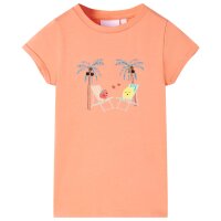 Kinder-T-Shirt Pfirsichfarbe 104