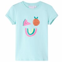 Kinder-T-Shirt Hellblau 140