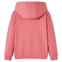 Kinder-Kapuzenpullover Altrosa 128