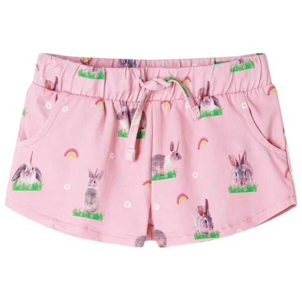 Kindershorts mit Kordelzug Hellrosa 116