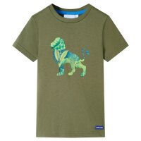 Kinder-T-Shirt Khaki 92