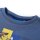 Kinder-Langarmshirt Blau Melange 140