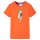 Kinder-T-Shirt Dunkelorange 140