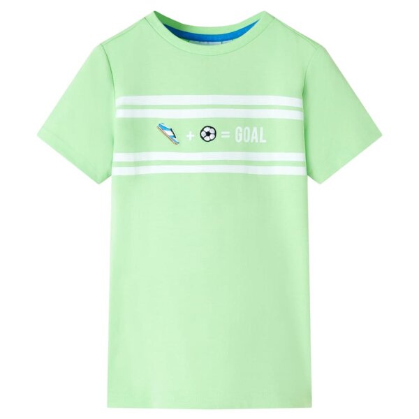 Kinder T-Shirt Neongr&uuml;n 92