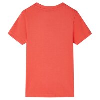 Kinder-T-Shirt Hellrot 116