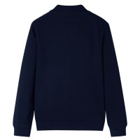 Kinder-Sweatshirt mit Reißverschluss Marineblau 104