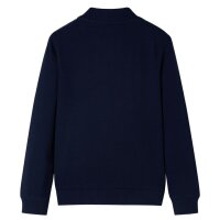 Kinder-Sweatshirt mit Reißverschluss Marineblau 128