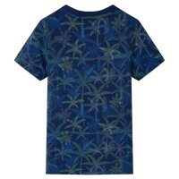 Kinder-T-Shirt Marineblau 140