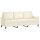 vidaXL 3-Sitzer-Sofa Creme 180 cm Samt