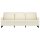 vidaXL 3-Sitzer-Sofa Creme 180 cm Samt